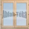 Borovi fa ablak 120x120 kétfelé nyíló Borovi fa ablak 120x120 kétfelé nyíló
